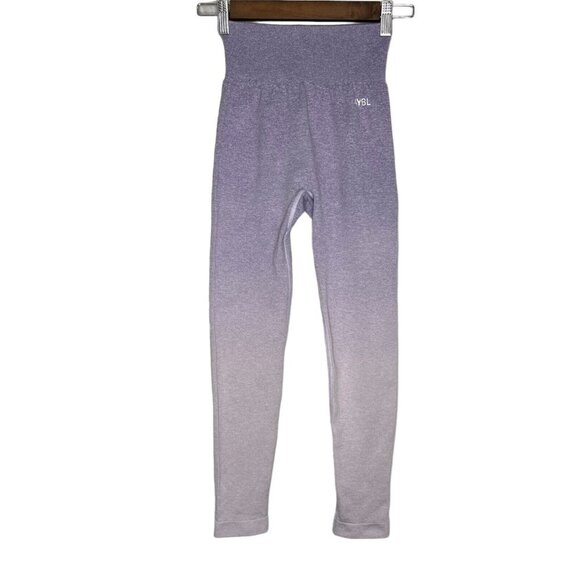 AYBL Women's‎ Purple and Pink Ombré Seamless Athletic Leggings Size XS - Picture 1 of 9